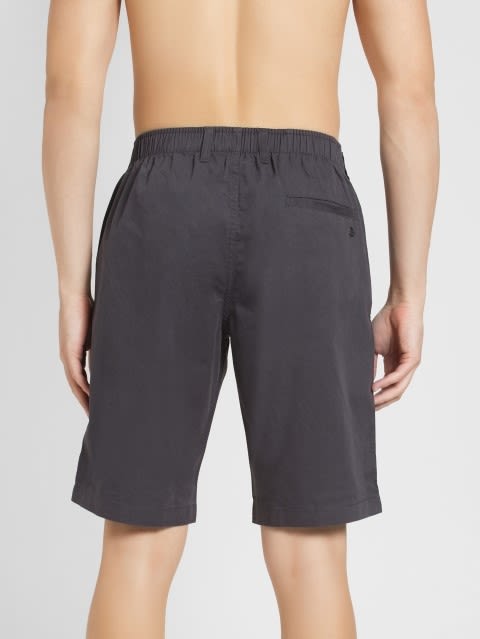 Shorts for Men with Button & Zipper Fly Closure - Graphite