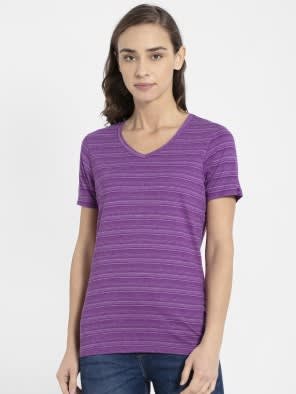 Purple Glory V-Neck T-Shirt