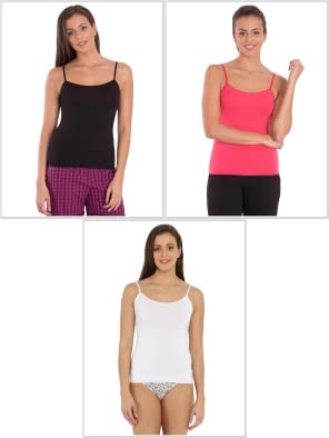 Jockey Core Color Camisole Combo - Pack of 3