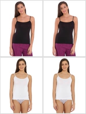 Jockey Basic Color Camisole Combo - Pack of 4