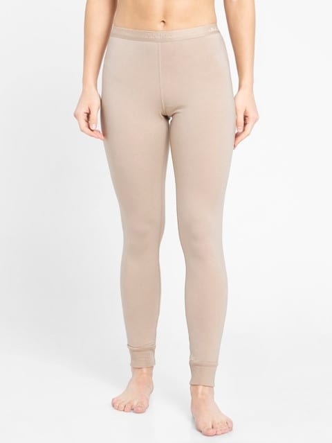 Thermal Leggings with Elasticated Waistband - Skin