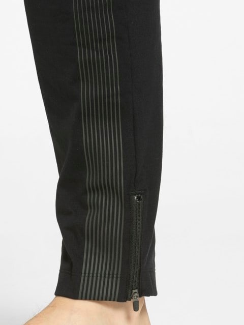 Ultra-soft Slim Fit Track Pant for Men with Drawstring Closure - Black
