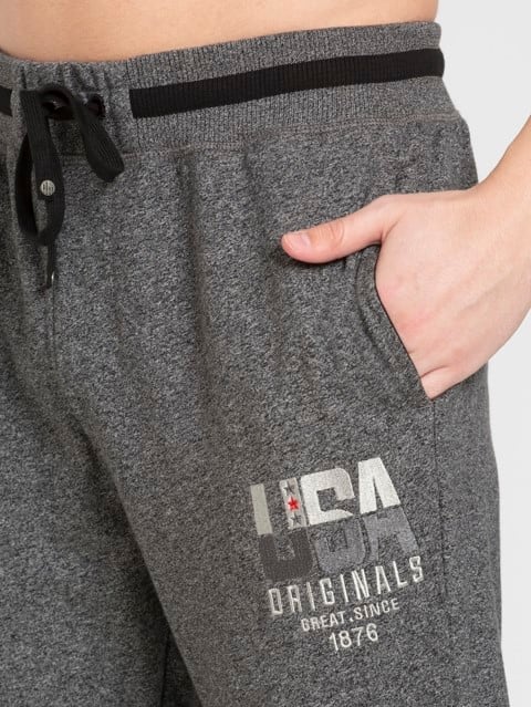 Joggers for Men with Drawstring Closure - Black Grindle