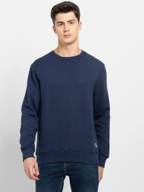 Ink Blue Melange Sweatshirt