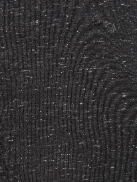 Women's Polyester Cotton Interlock Slim Fit Full Zip High Neck Jacket with Convenient Zipper Pockets - Black Snow Melange
