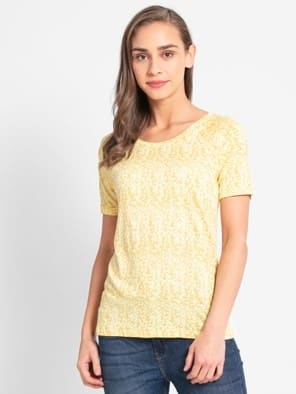 Micro Modal Cotton Relaxed Fit Round Neck T-Shirt