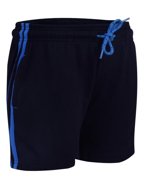 Navy & Neon Blue Boys Shorts