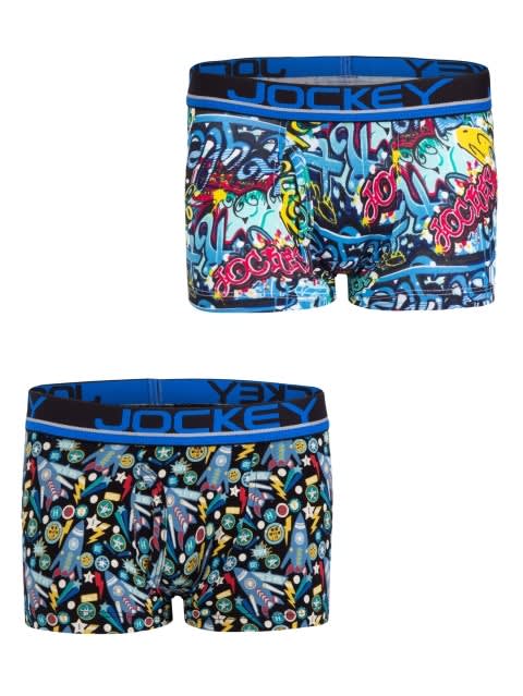 Assorted Prints Boys Trunk Pack of 2