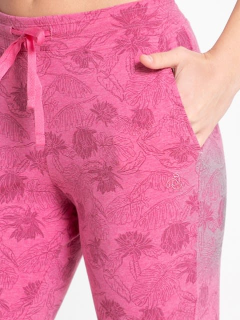 Ibis Rose Melange Printed Capri Pants