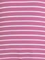 Women's Super Combed Cotton Elastane Stretch Regular Fit Yarn Dyed Striped V Neck Half Sleeve T-Shirt - Mauvewood Purple