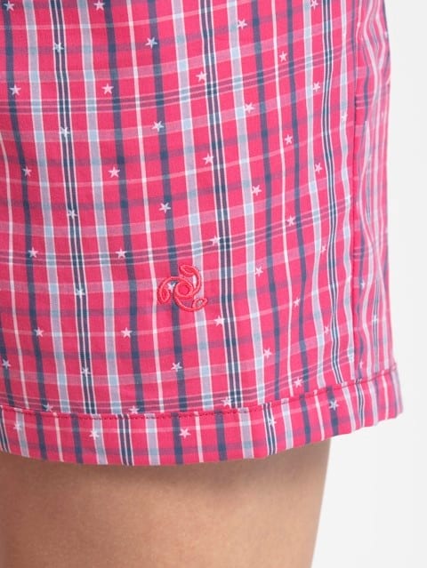Ruby Assorted Checks Woven Knee Length Shorts