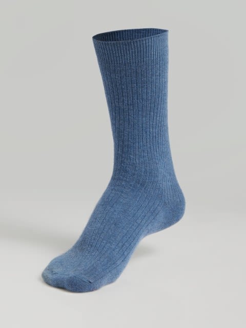 Blue Melange S1 Men Calf Length Socks