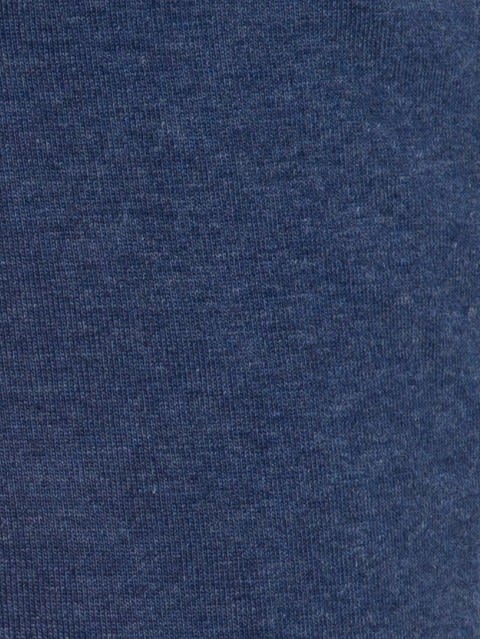 Shorts for Girls with Side Pocket & Drawstring - Medieval Blue Melange