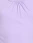 V Neck Half Sleeve T-Shirt for Girls - Lavender