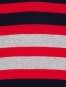 Boy's Super Combed Cotton Rich Striped Half Sleeve Polo T-Shirt - Red Stripe
