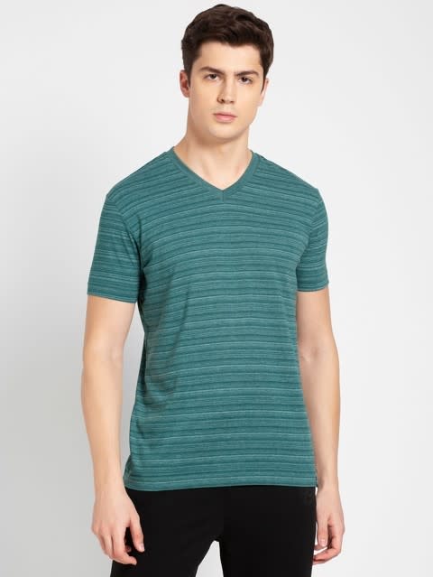 Pacific Green V-neck T-Shirt