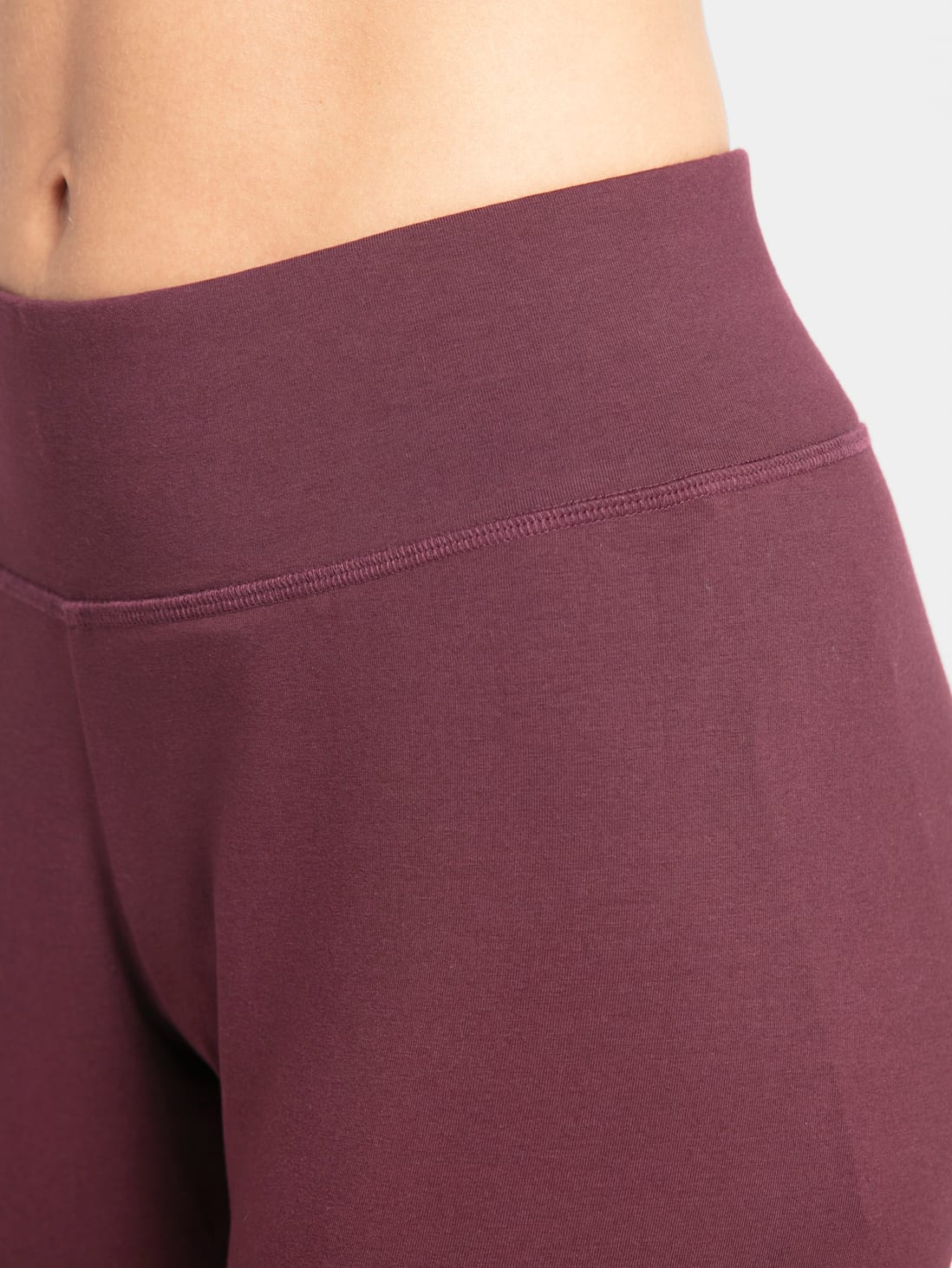 Buy Women's Super Combed Cotton Elastane Stretch Slim Fit Capri with ...
