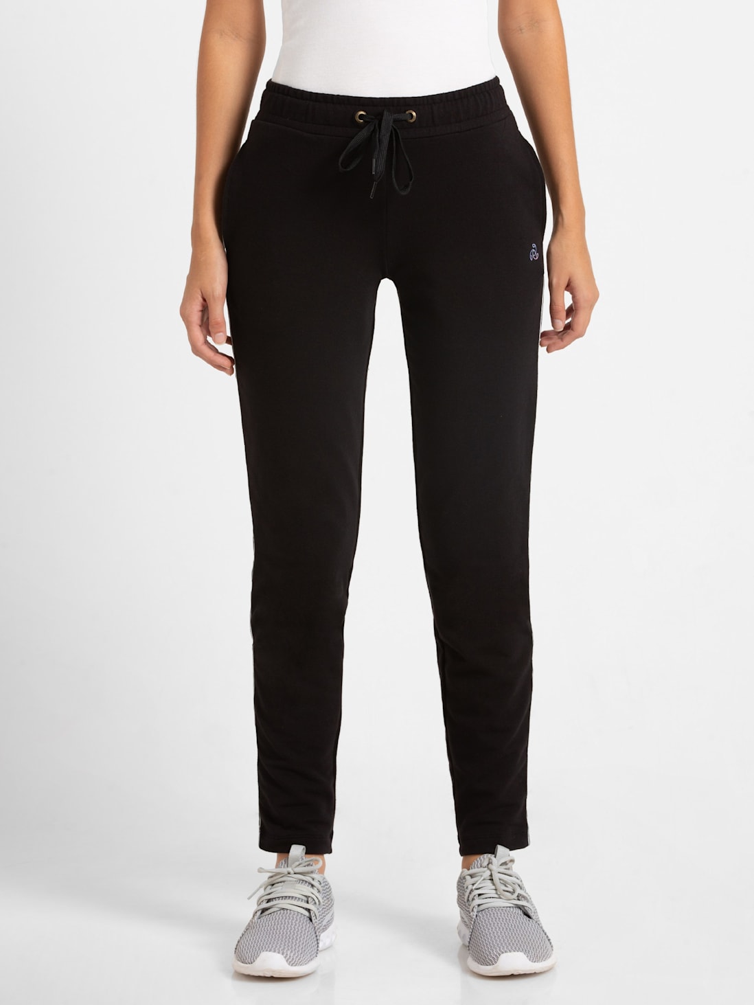 2021 Lowest Price] Jockey Solid Women Black Track Pants Price in India &  Specifications