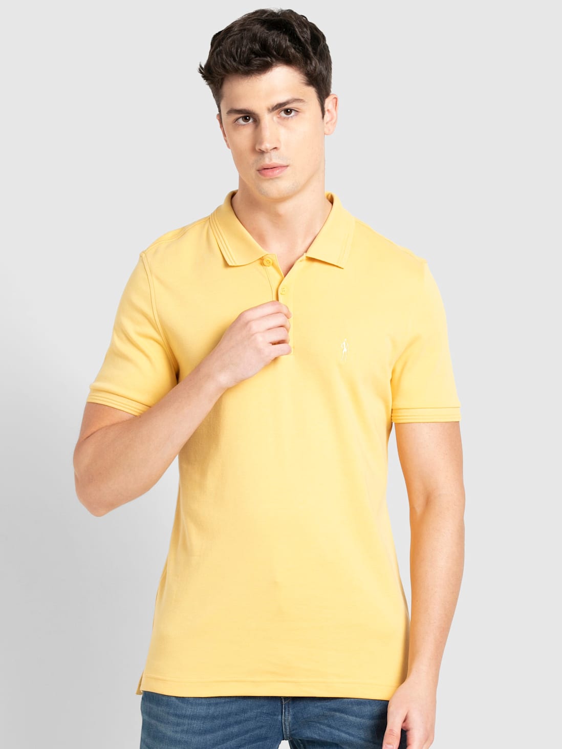 Corn Silk Regular Fit Half Sleeve Polo T-Shirt for Men 3912 | Jockey India