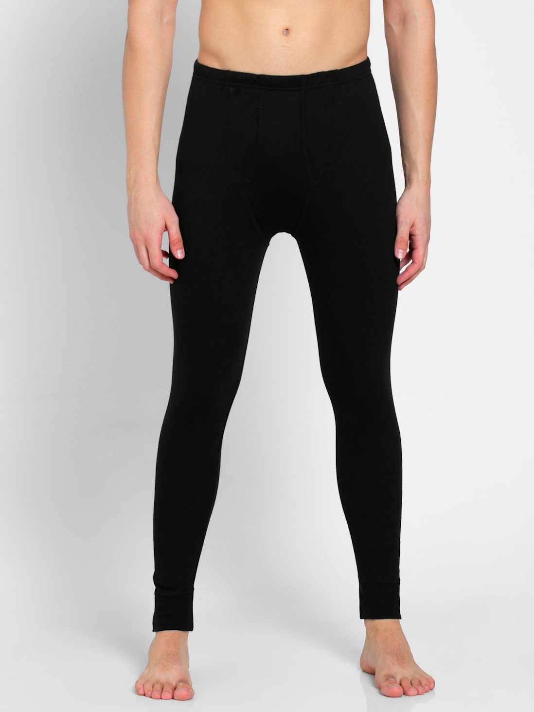 Buy Men's Super Combed Cotton Rich Thermal Long Johns with Stay Warm  Technology - Black 2420