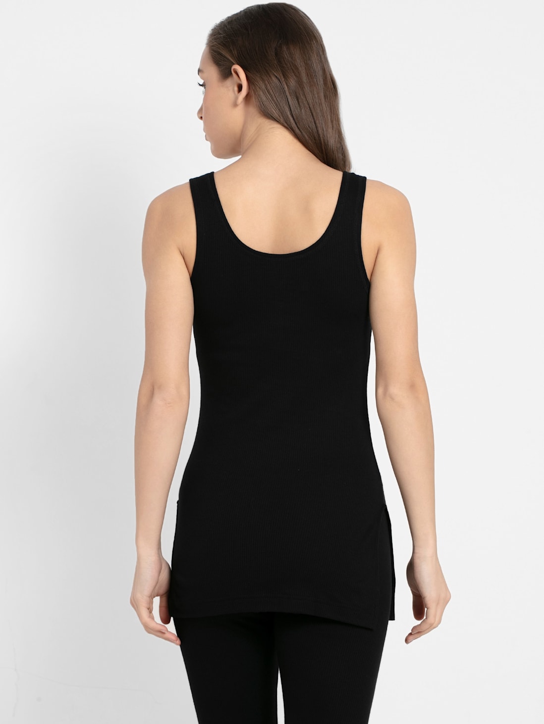 Buy Women's Super Combed Cotton Rich Thermal Tank Top with Stay Warm  Technology - Black 2500
