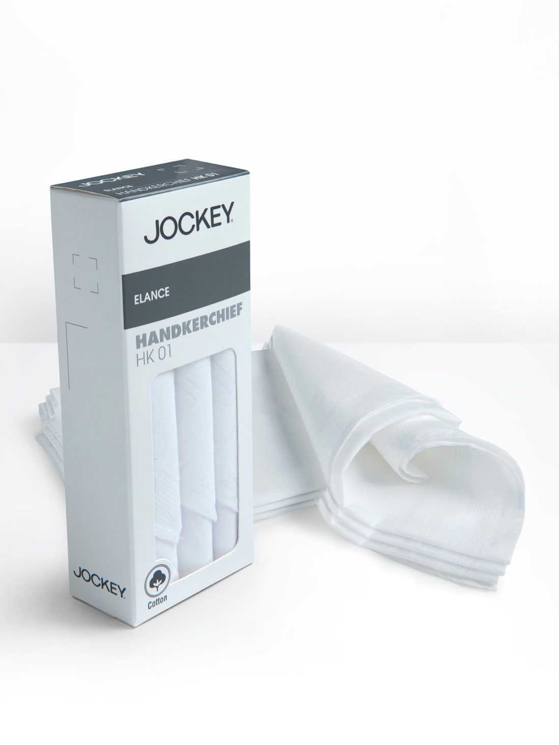 Men Handkerchief Pack of 3 Accessories HK01 White |Jockey India