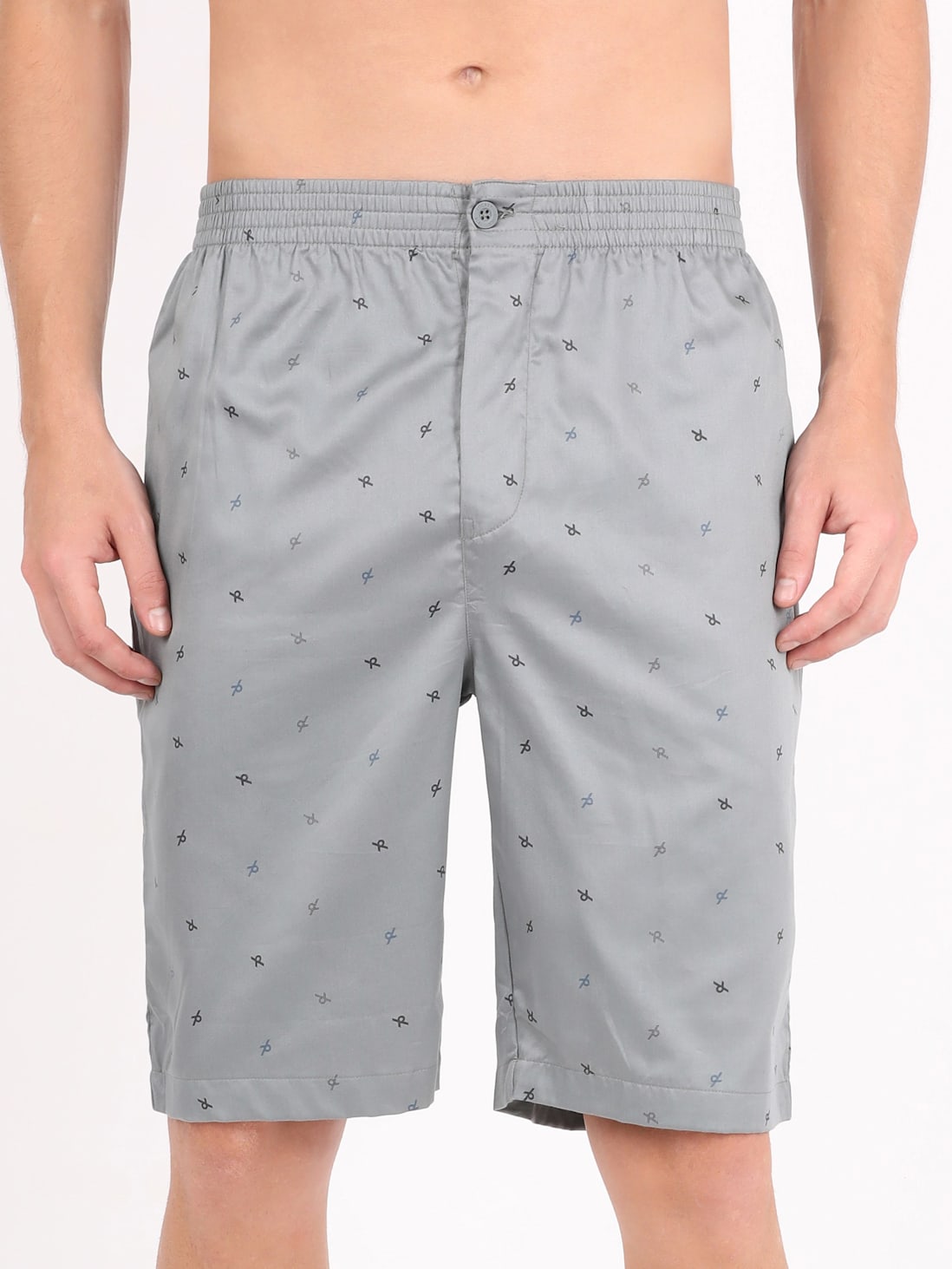Buy Grey Shorts & 3/4ths for Men by The Indian Garage Co Online | Ajio.com