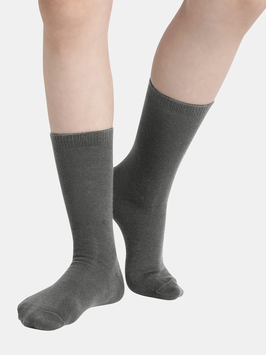 Buy Unisex Kid's Compact Cotton Stretch Solid Crew Length Socks With Stay  Fresh Treatment - Gun Metal 7800