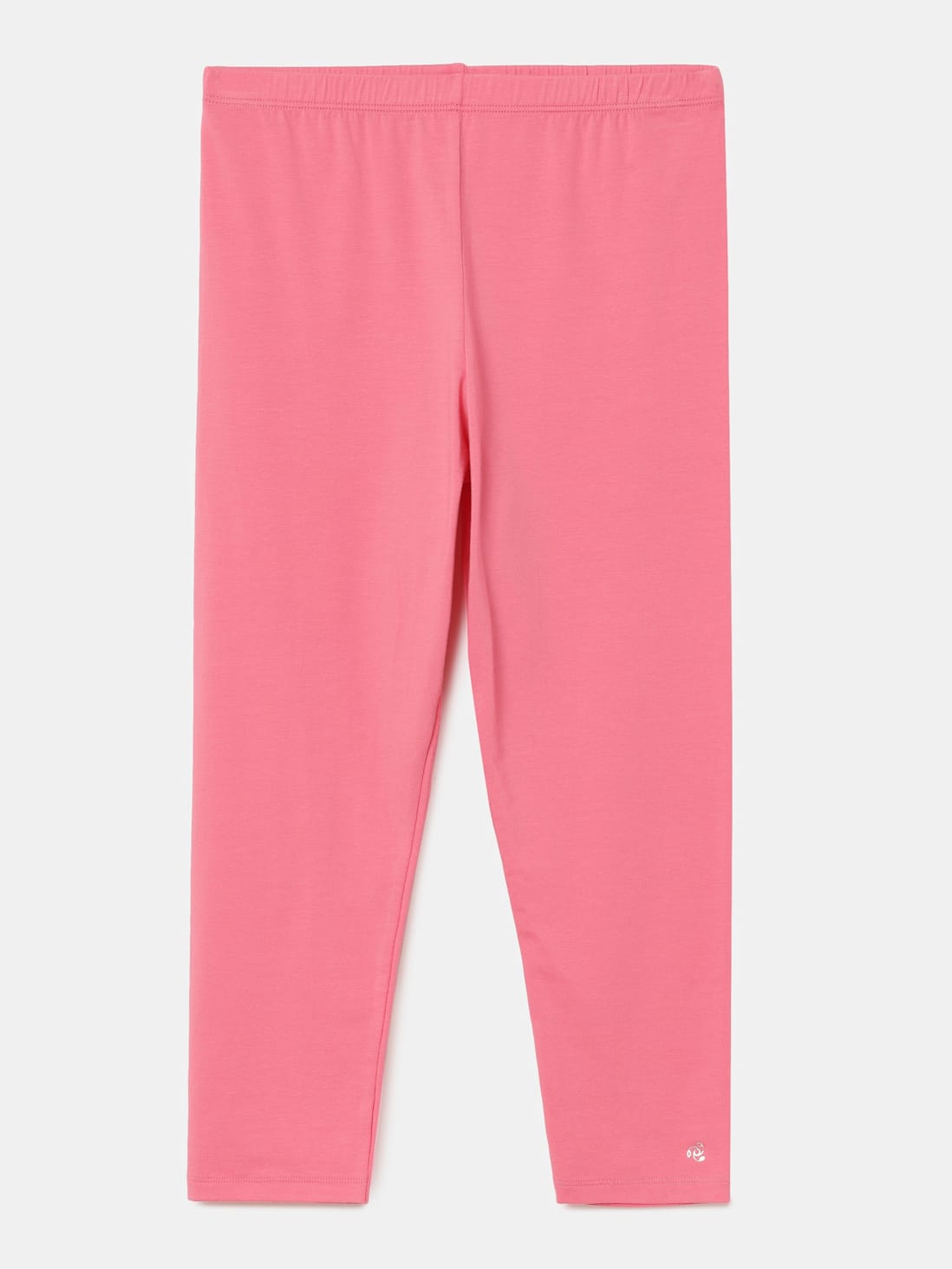 Buy Girl's Super Combed Cotton Elastane Stretch Slim Fit Three Quarter  Leggings - Pink Carnation AG54