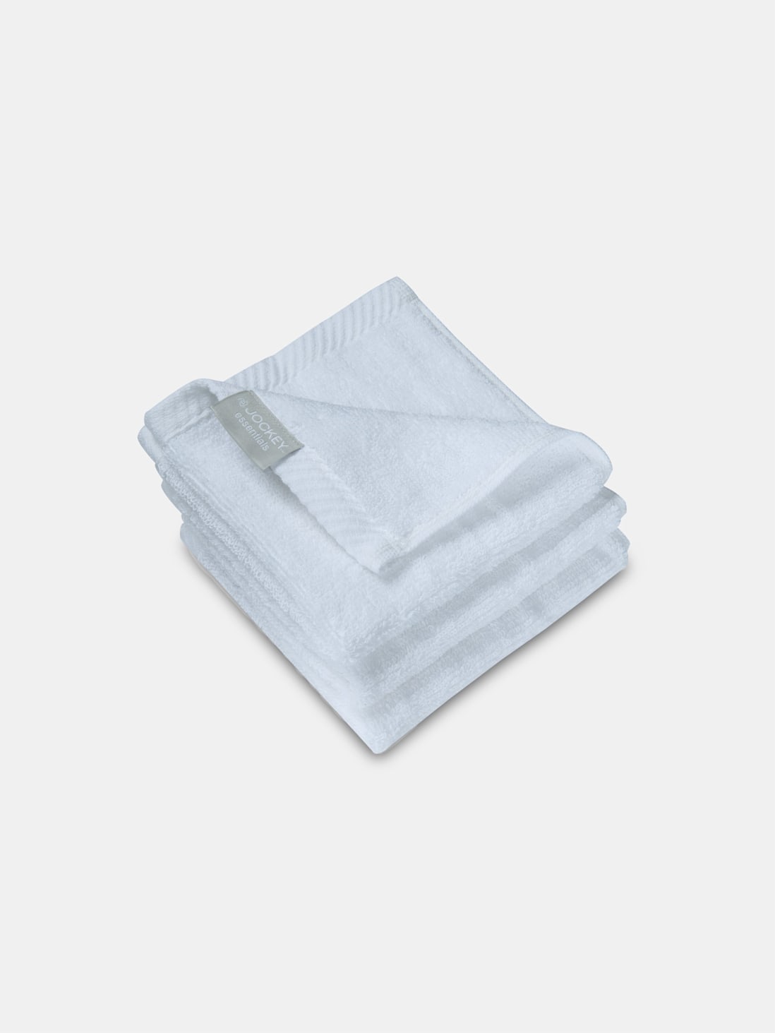 Buy Cotton Terry Ultrasoft and Durable Solid Face Towel - White(Pack of ...