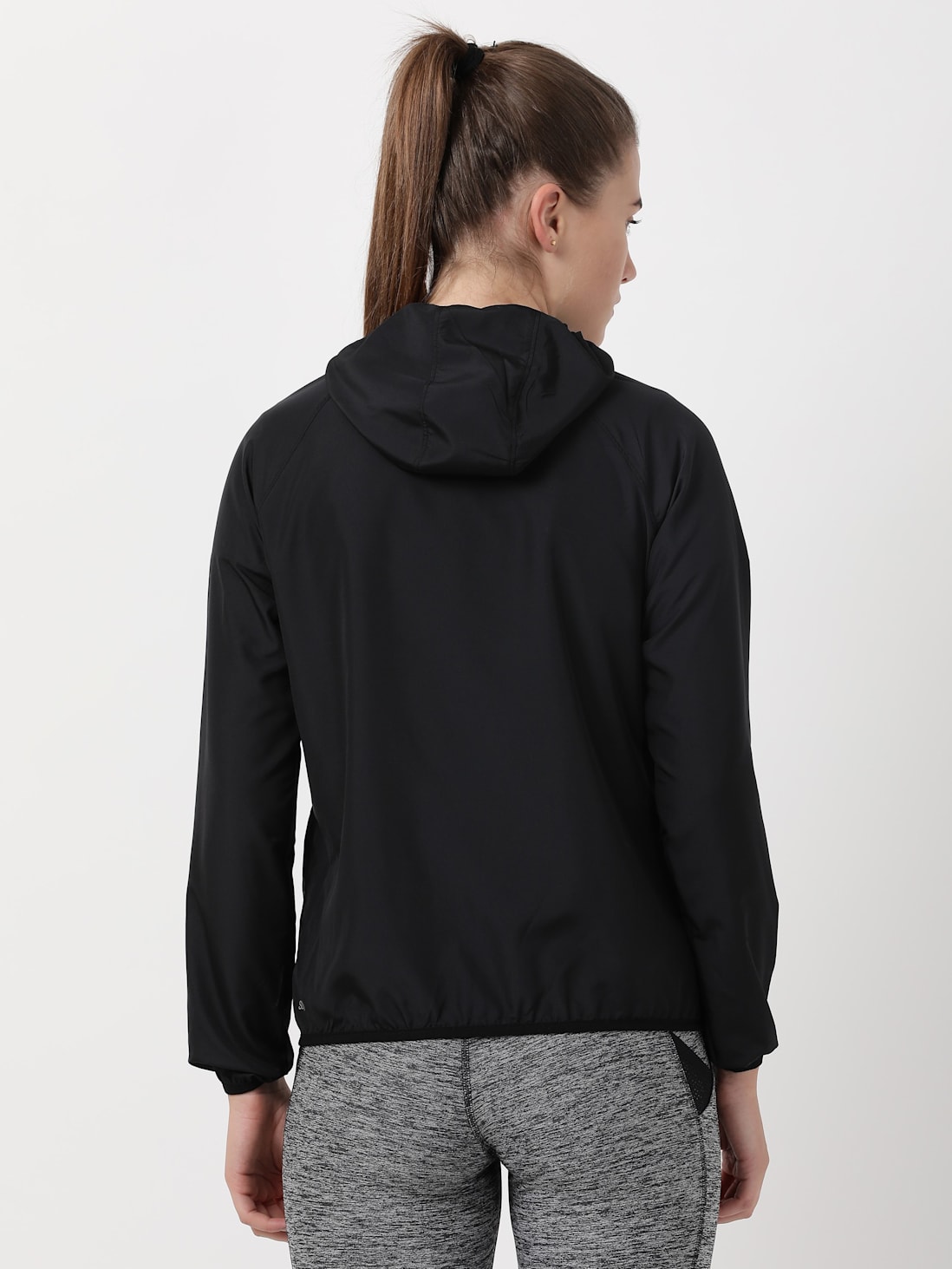 Buy Black Melange Jackets & Shrugs for Girls by Jockey Online | Ajio.com