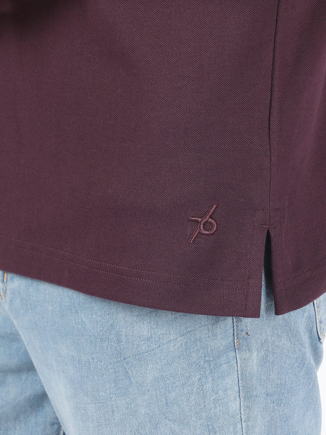 Buy Men's Super Combed Cotton Rich Pique Fabric Solid Half Sleeve Polo ...