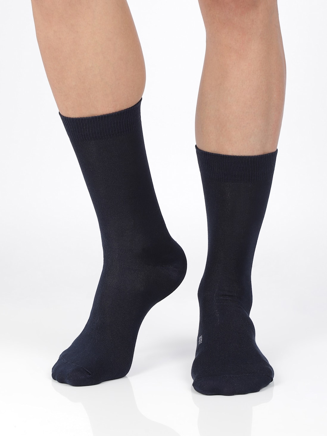 Buy Men's Mercerized Cotton Stretch Crew Length Socks with Stay Fresh ...