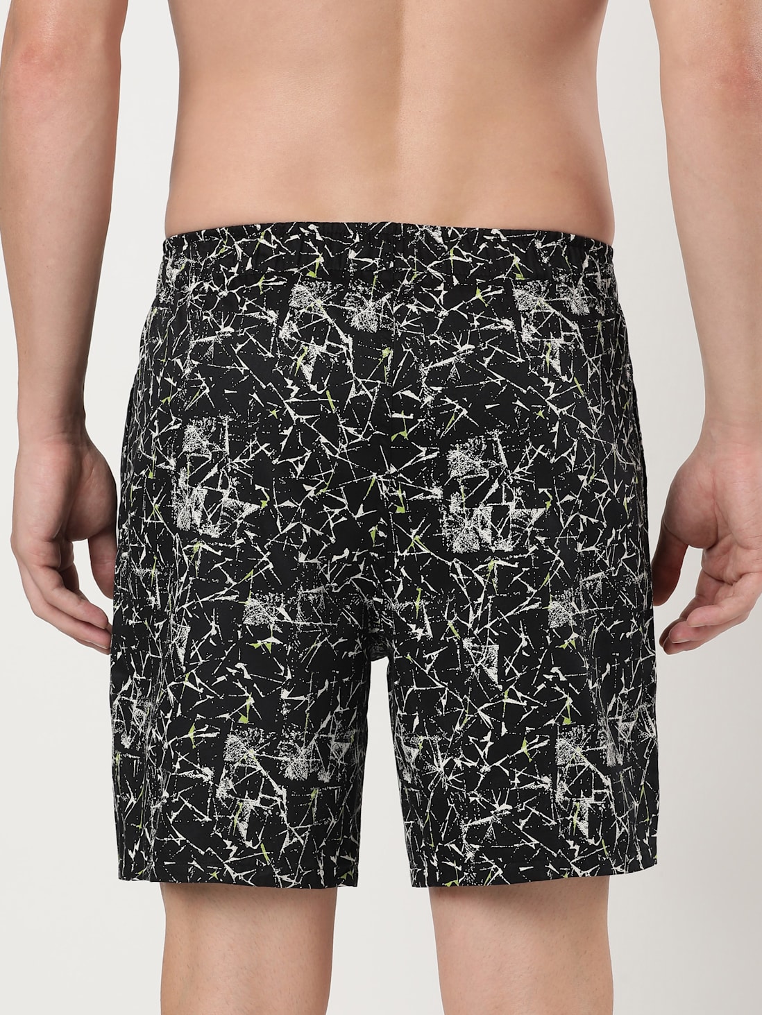 Buy Men's Super Combed Cotton Satin Weave Printed Boxer Shorts with ...