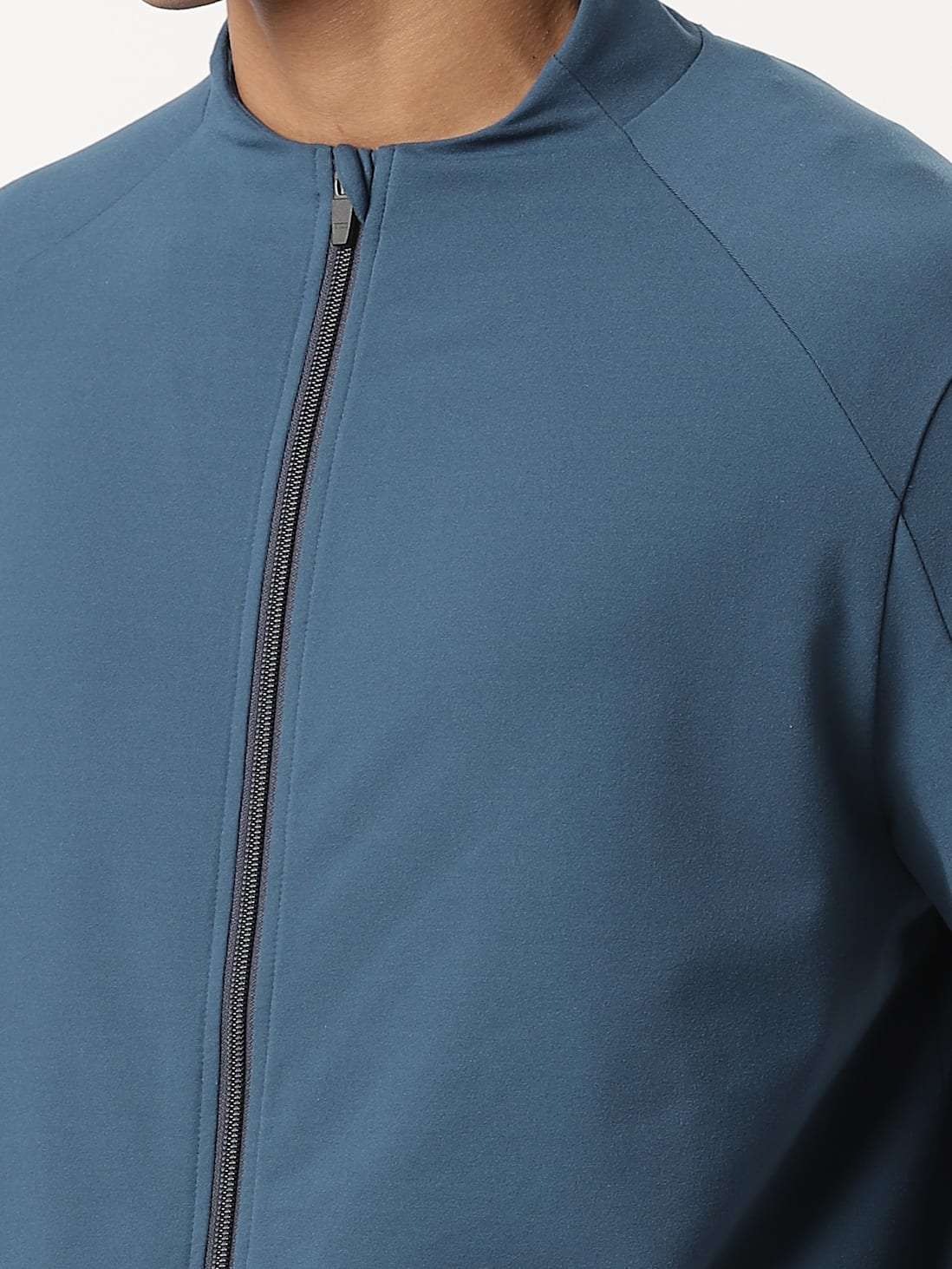 Buy Men's Soft Touch Microfiber Elastane Stretch Thumbhole Jacket with ...