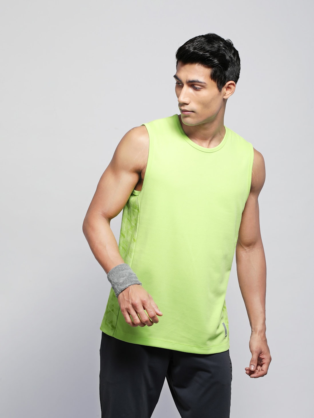 Buy Men's Super Combed Cotton Blend Breathable Mesh Sleeveless Muscle ...
