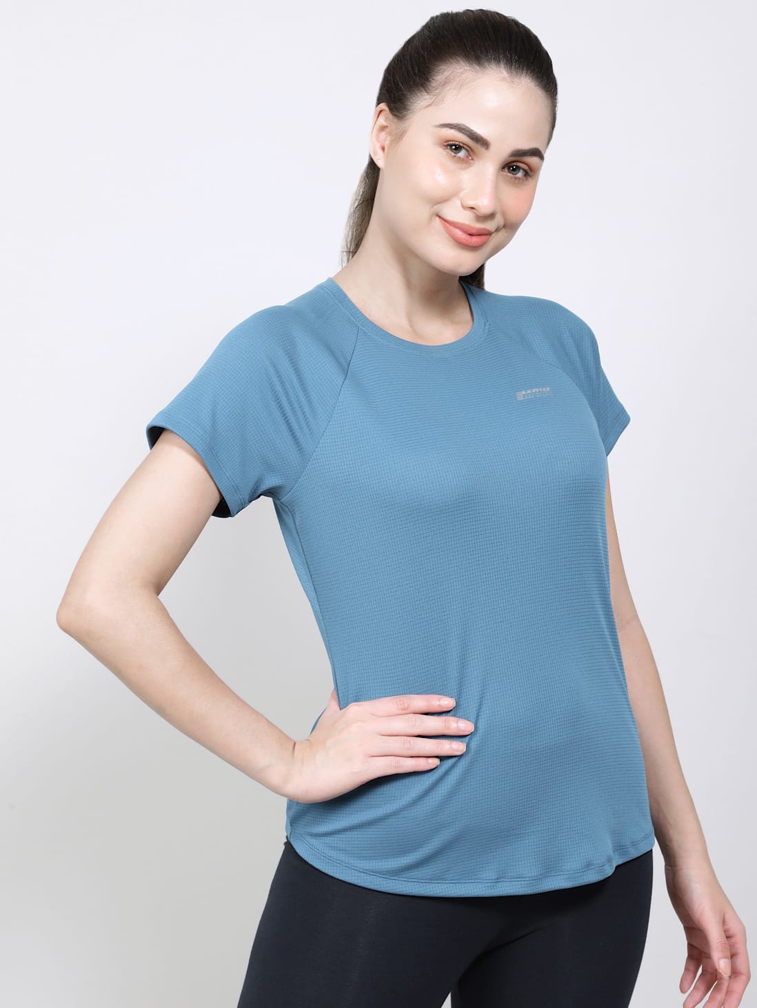Buy Women's Microfiber Fabric Relaxed Fit Half Sleeve T-Shirt with ...