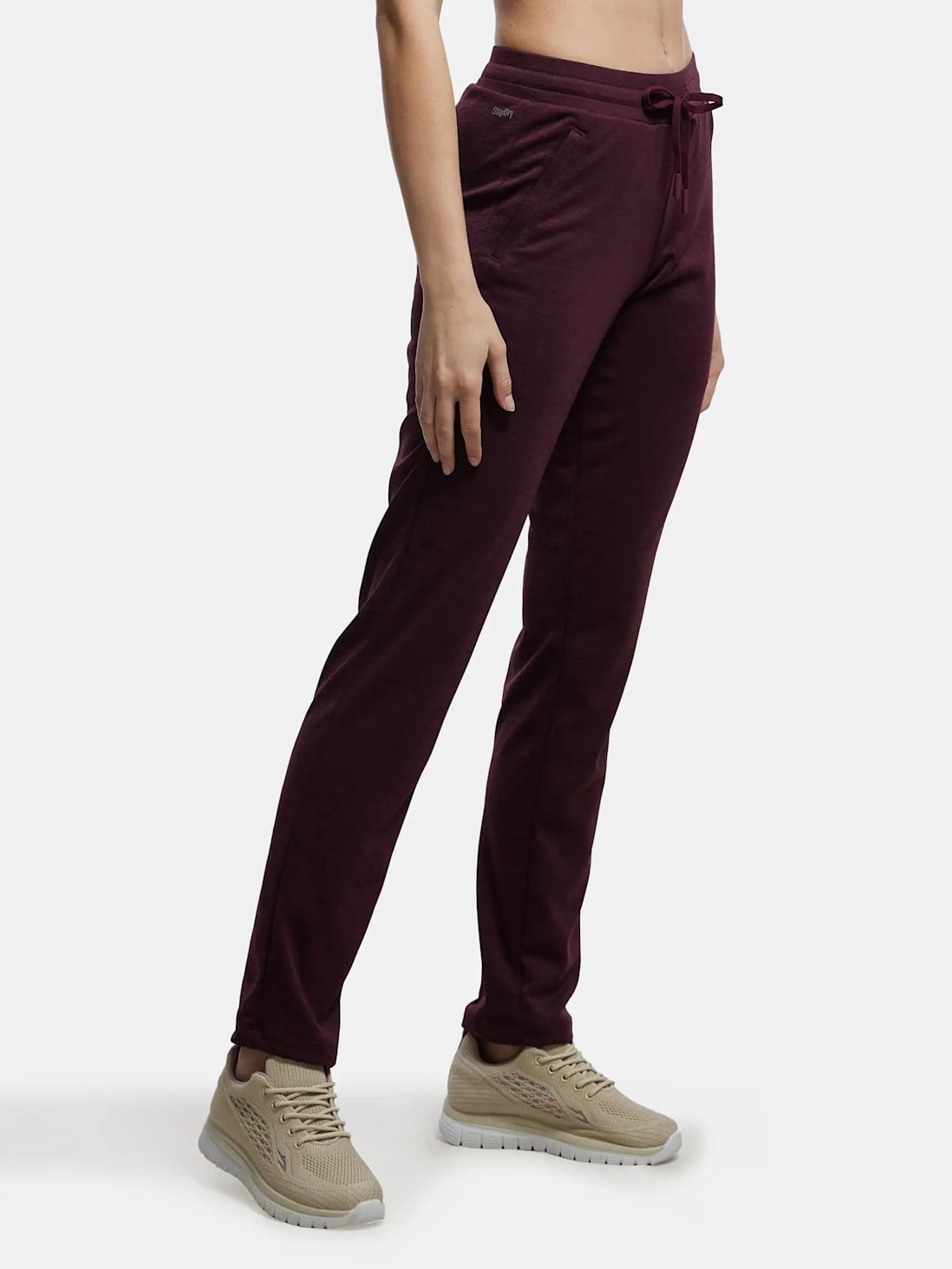 Buy Jockey1305 Women's Super Combed Cotton Rich Relaxed Fit Trackpants with  Contrast Side Piping and Pockets Online at desertcartBAHRAIN