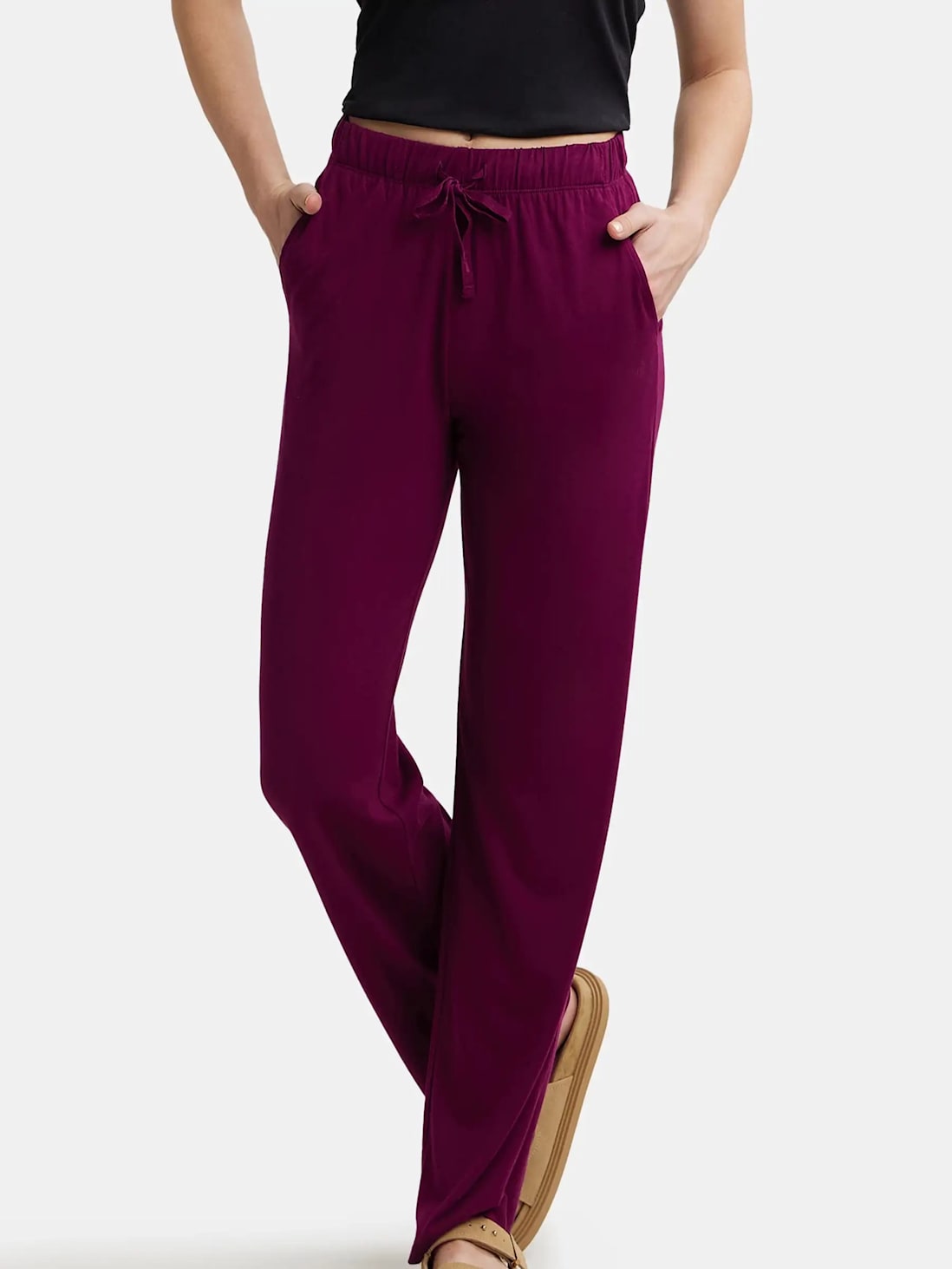 Buy Women's Environment Friendly Micro Modal Fiber Relaxed Fit Pyjama ...