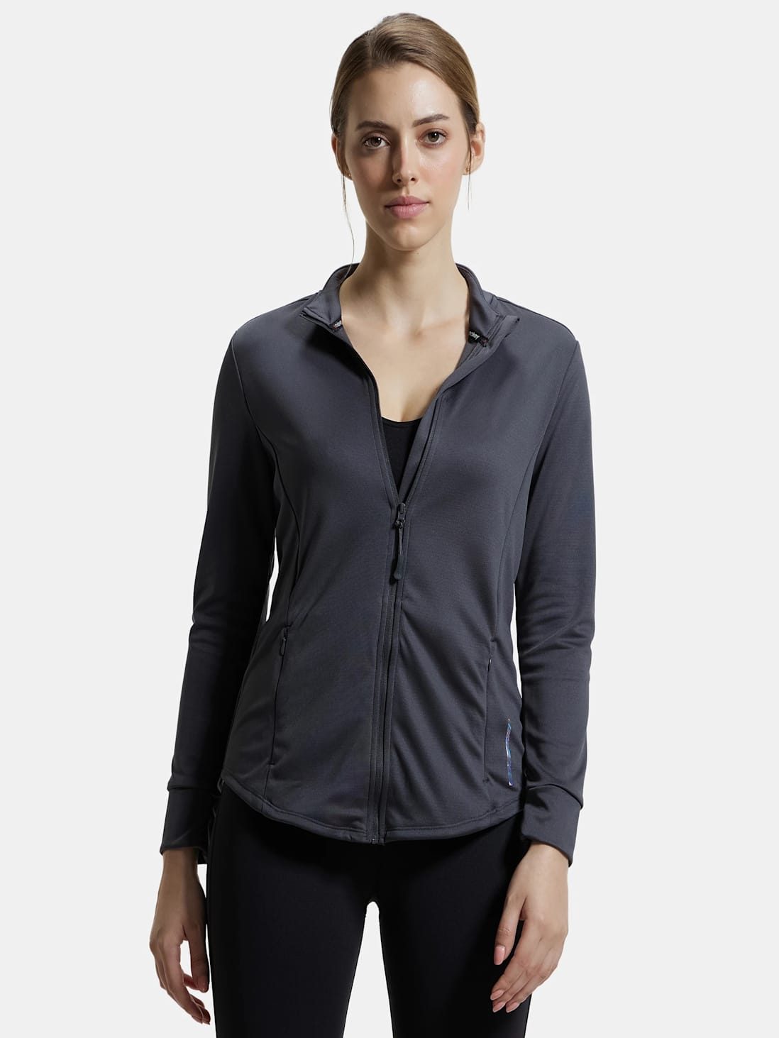 Buy Women's Microfiber Relaxed fit Jacket with Curved Back Hem and StayDry  Treatment - Forged Iron MW67
