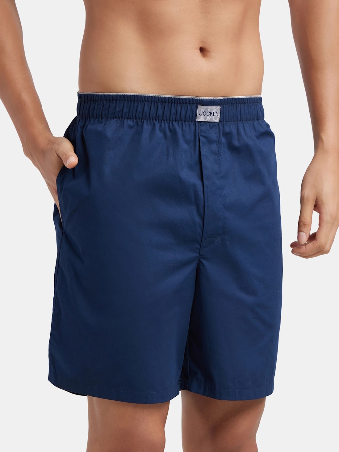 Buy Men's Super Combed Mercerized Cotton Woven Fabric Boxer Shorts ...