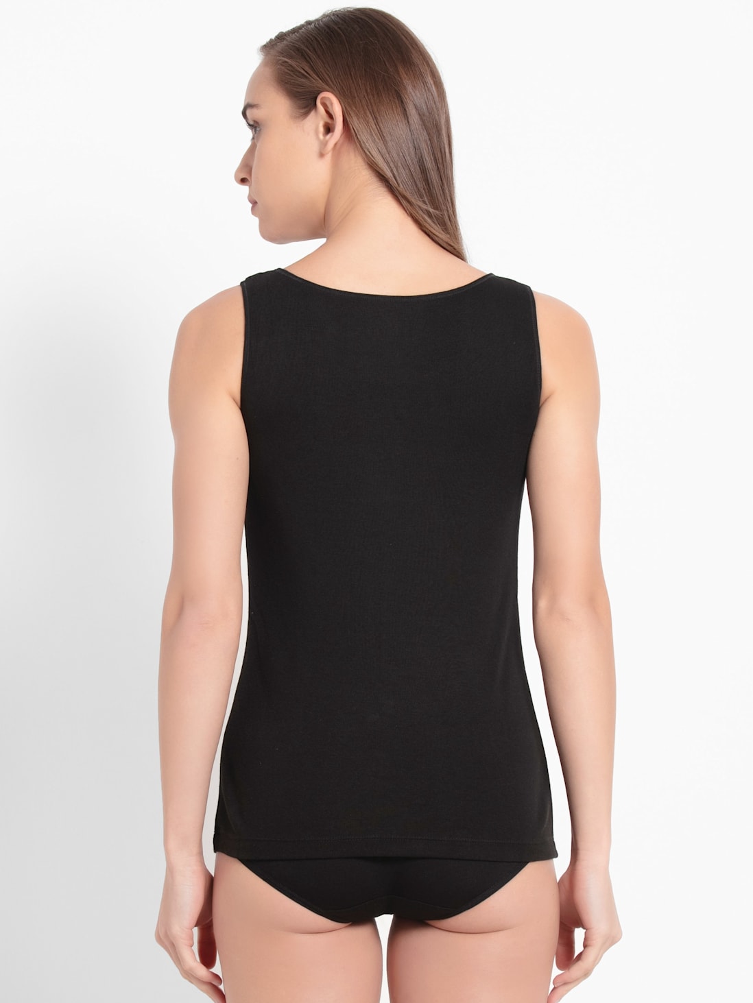 Buy Women's Super Combed Cotton Rib Fabric Inner Tank Top With