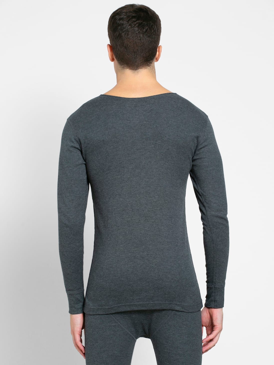 Buy Men's Super Combed Cotton Rich Full Sleeve Thermal Undershirt with ...