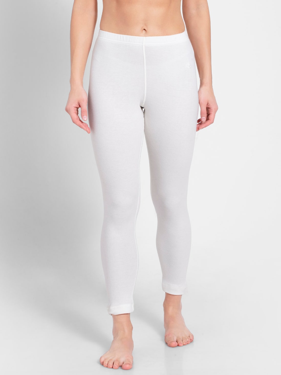 Buy FASO White Solid Cotton Slim Fit Women's Thermal Leggings | Shoppers  Stop-cacanhphuclong.com.vn