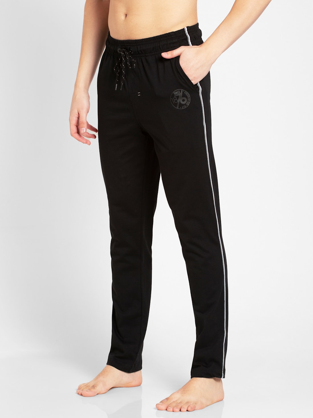 Buy Jockey Black Jersey Pants - 9500 for Men Online @ Tata CLiQ