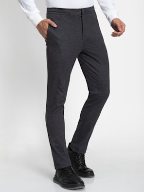 Mancrew Slim Fit Formal Pant for men  Formal Trouser Pack of 3 Dark Grey  Black Light grey