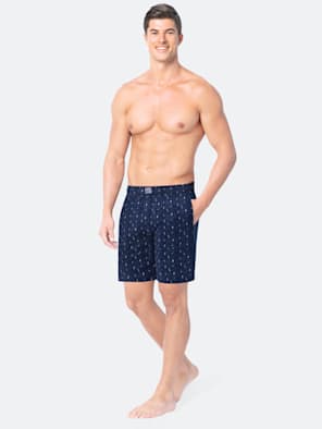 1pc Plus Size Men's Breathable Boxer Briefs With Trendy Print