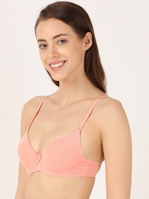 Jockey Women's Super Combed Cotton Elastane Stretch Full Coverage Printed Beginners  Bra – Online Shopping site in India