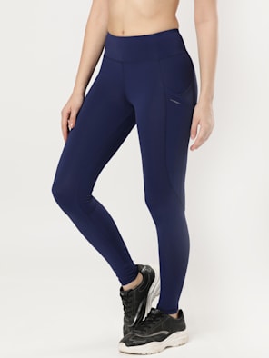 Buy Jockey 1302 Women's Cotton Elastane Trackpants With Convenient Side  Pockets Navy Blue online