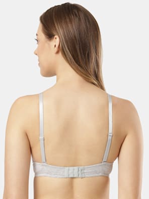 Jockey Women's Padded Super Combed Cotton Elastane Stretch Medium Coverage  T-Shirt Bra – Online Shopping site in India